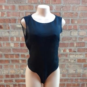 Rare Biba Chicago Couture Chiffon Bodysuit Medium